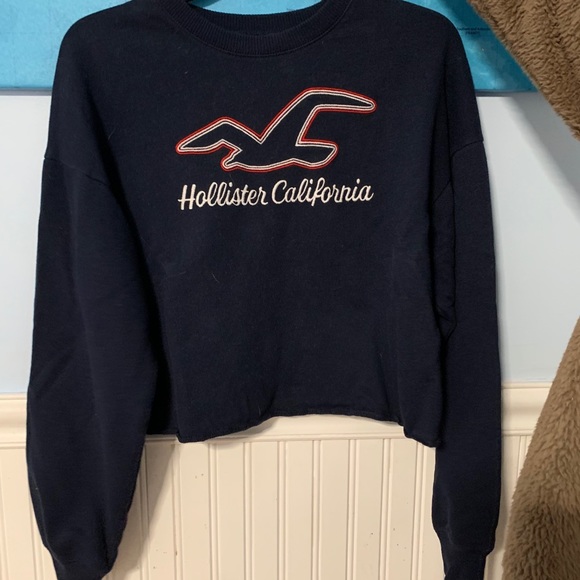 Hollister Cropped Sweatshirt - Picture 1 of 2